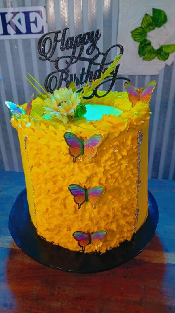 Cake display at an event